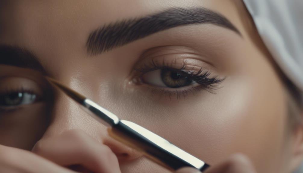 eyebrow tinting process explained