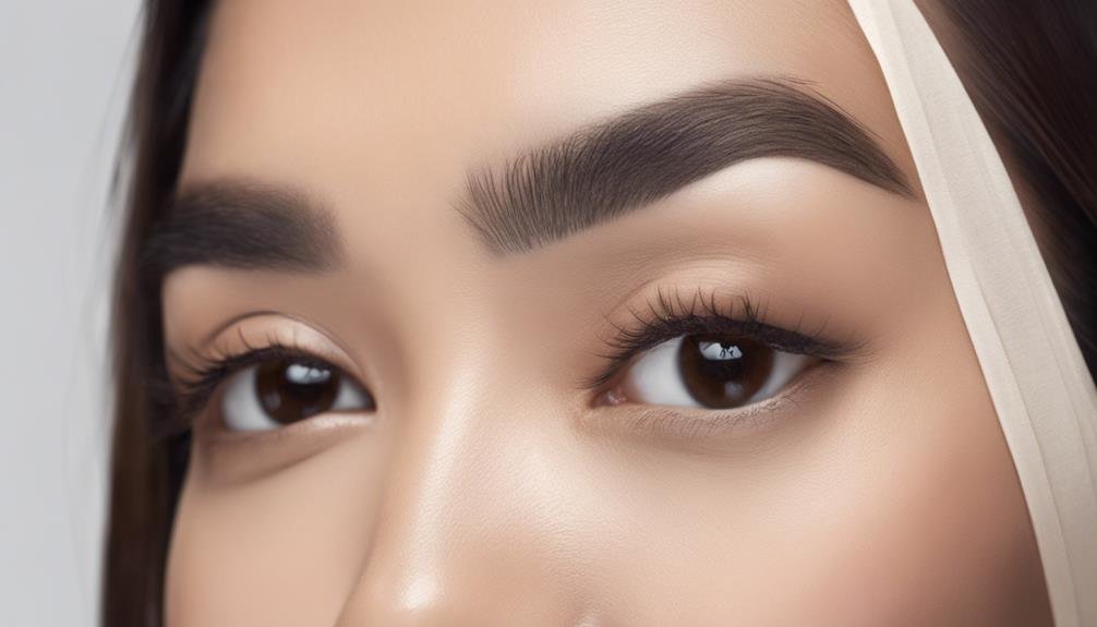 precise asian brow shaping