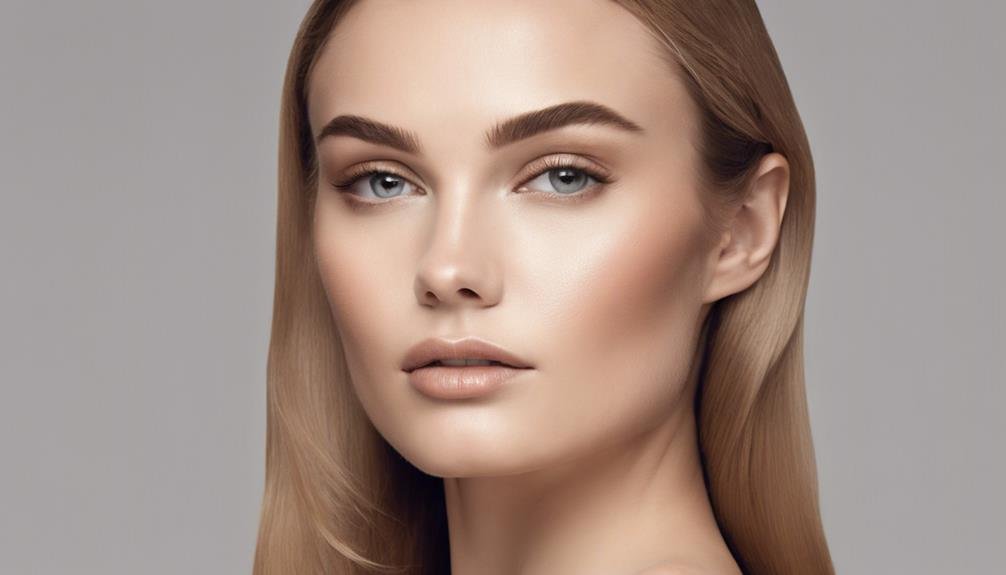 elegance in facial features