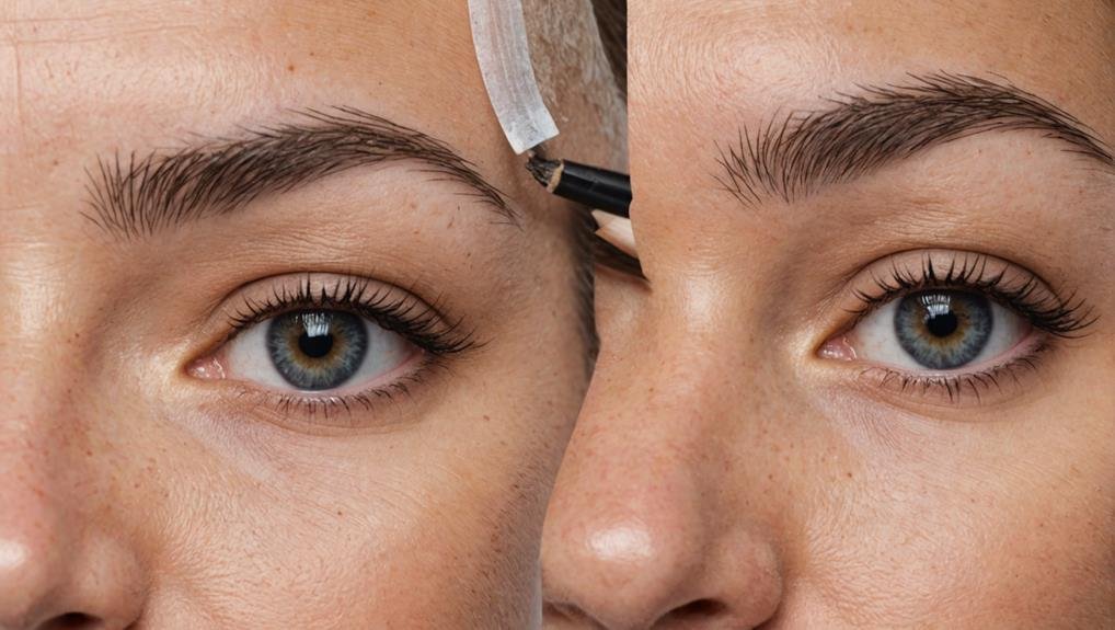 eyebrow enhancement through tattooing
